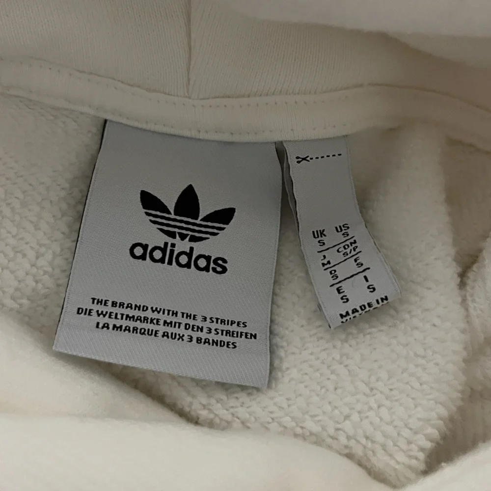Adidas Cream Hoodie with Logo